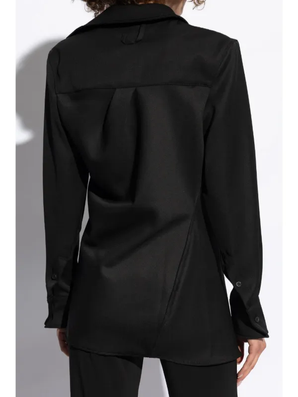 Jacquemus ロングスリーブ シャツ | ブラック | FARFETCH JP