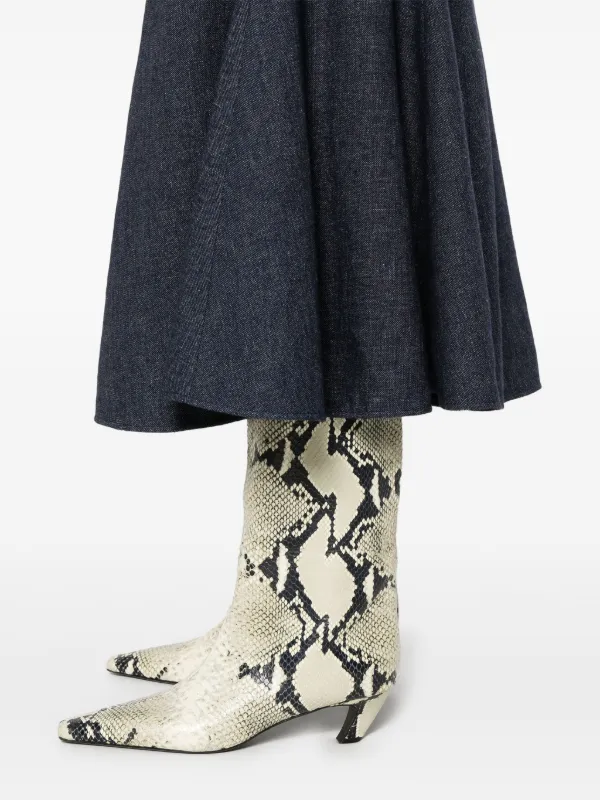 Gabriela Hearst Amy スカート | ブルー | FARFETCH JP