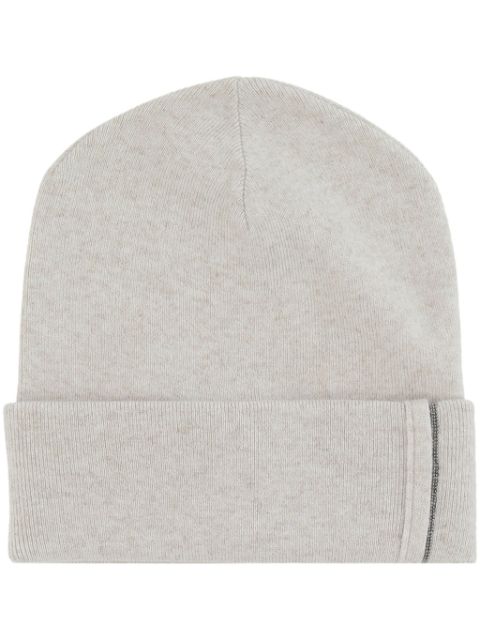 Brunello Cucinelli embellished cashmere beanie Women