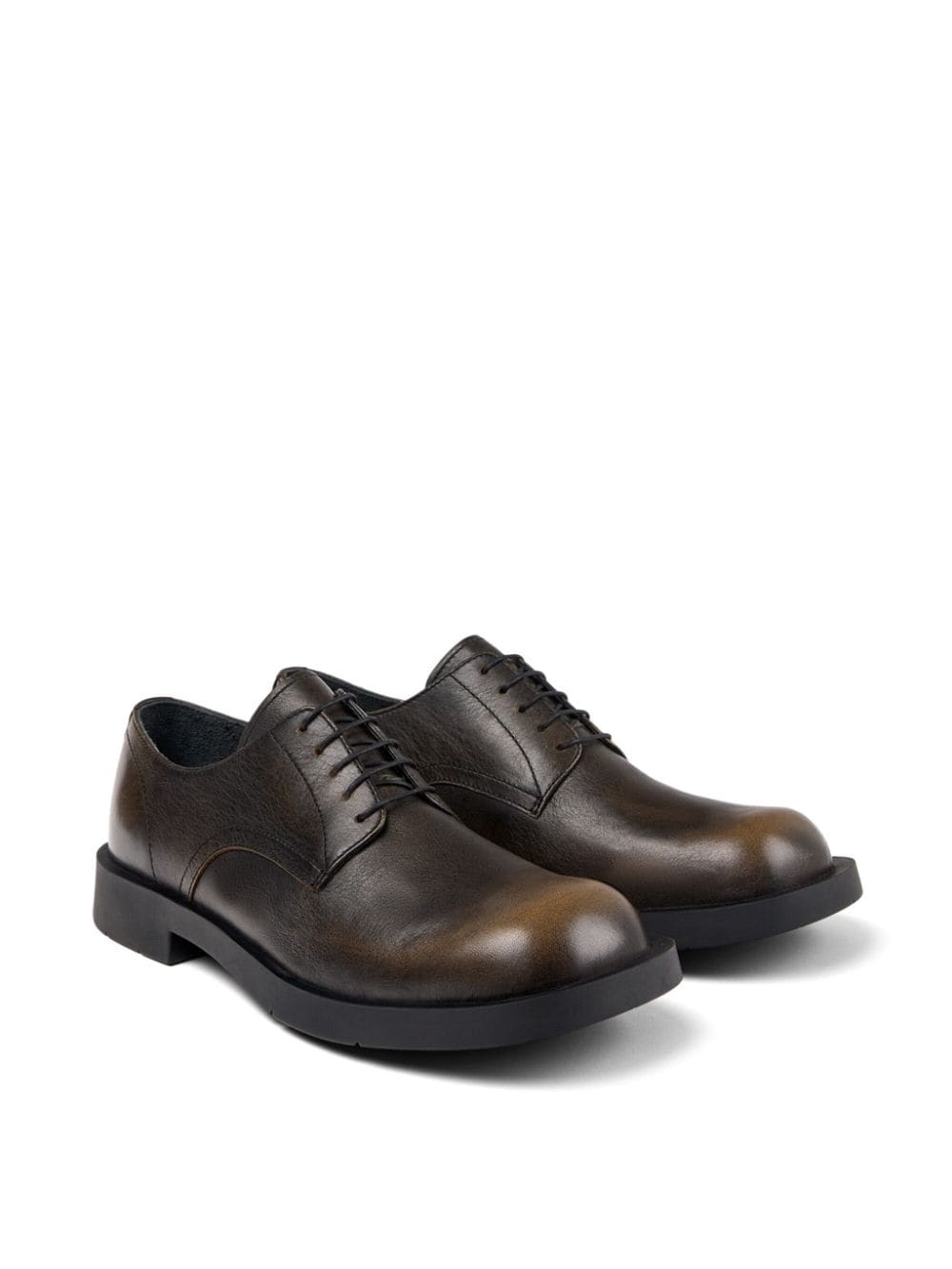 Shop Camperlab Mil 1978 Leather Derby Shoes In Braun