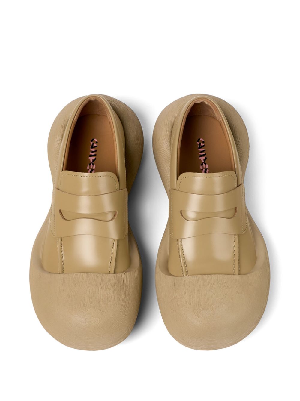 CamperLab Caramba leren loafers Beige