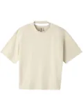 CamperLab logo-embroidered cotton T-shirt - Neutrals