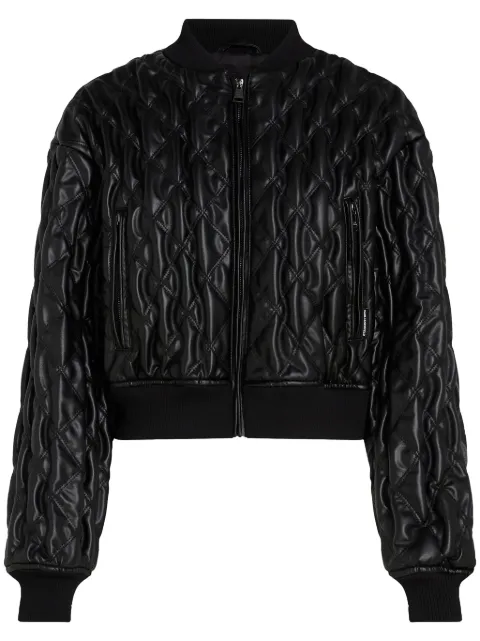 Karl Lagerfeld quilted bomber jacket