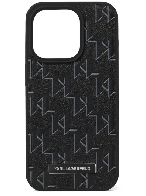 Karl Lagerfeld monogram iPhone 16 Pro Max case