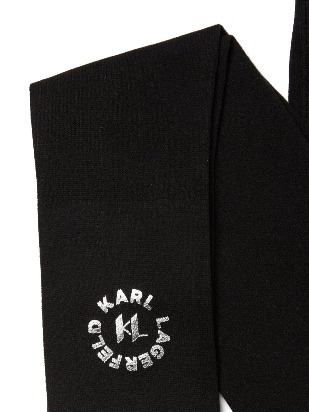 KARL LAGERFELD LOGO-STAMP TIGHTS