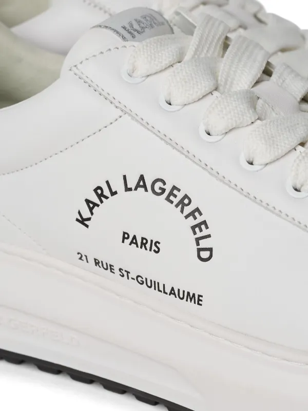 Karl Lagerfeld Rue St-Guillaume Kapri Lug Sneakers White FARFETCH IN
