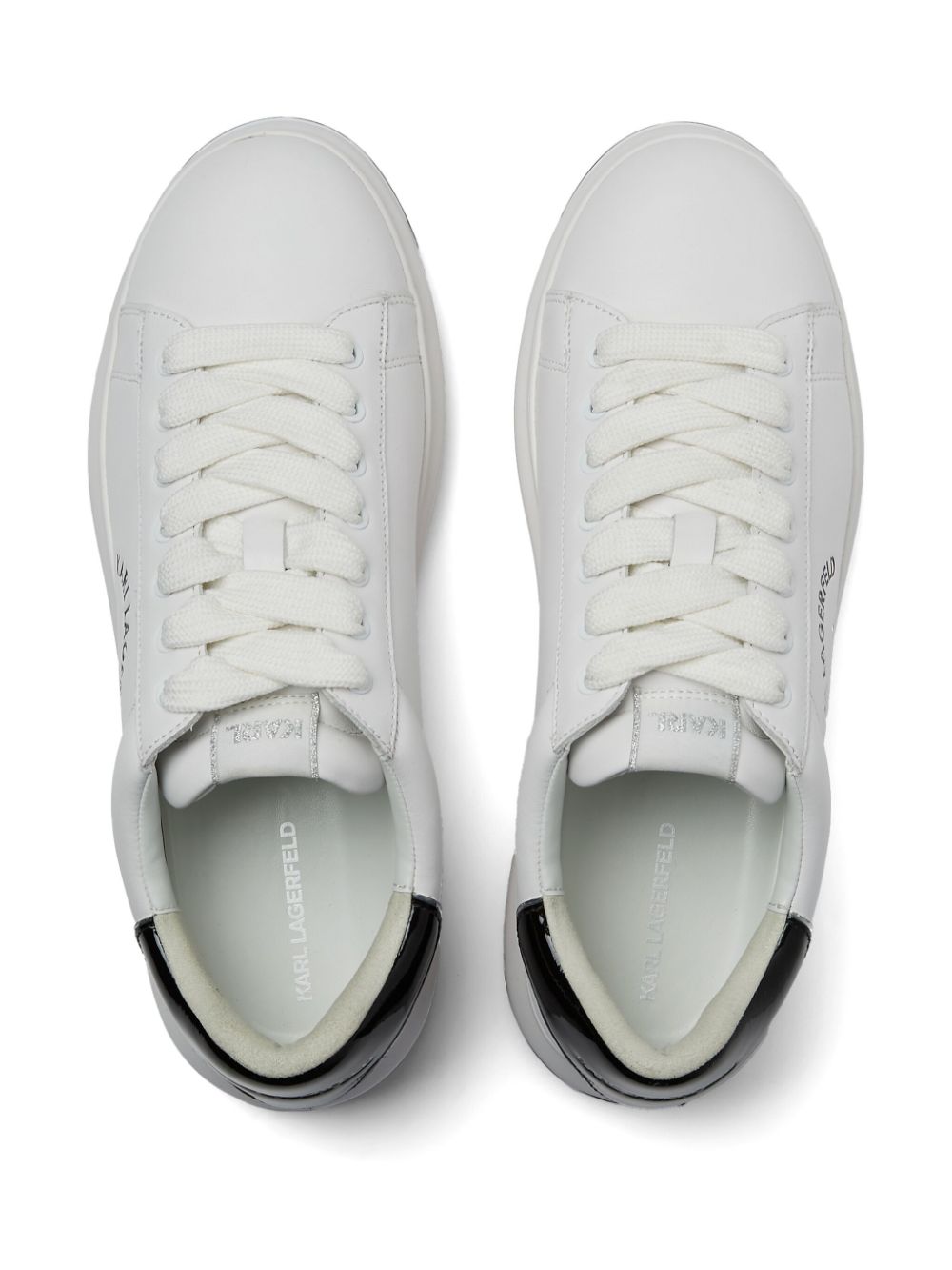 Karl Lagerfeld Kapri sneakers met logo Wit