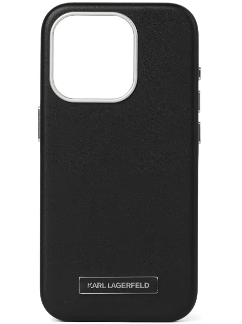Karl Lagerfeld logo iPhone 16 Pro case