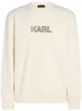 Karl Lagerfeld Art Deco-logo sweatshirt - Neutrals