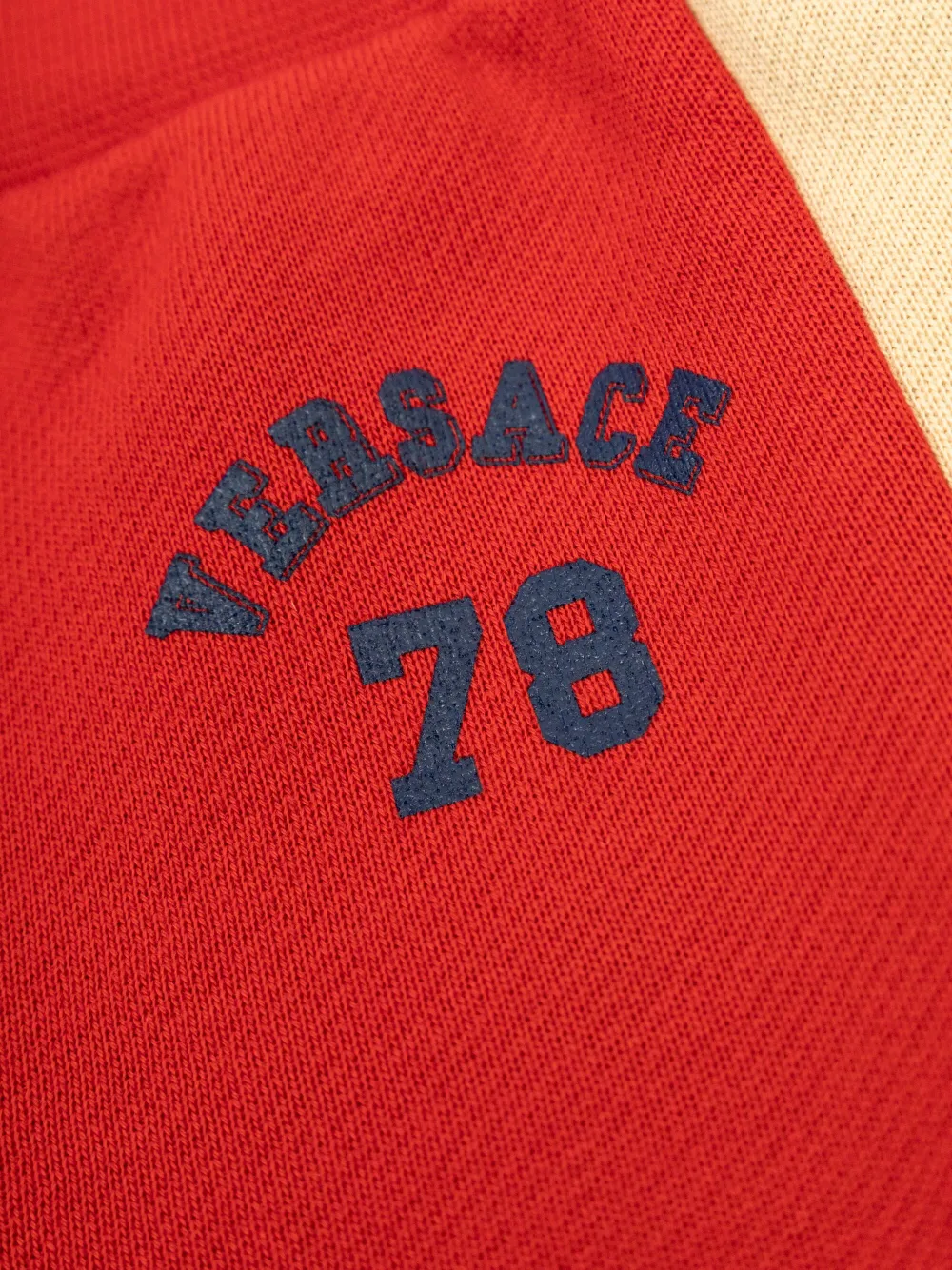 Versace Kids Trainingsbroek met logoprint Rood