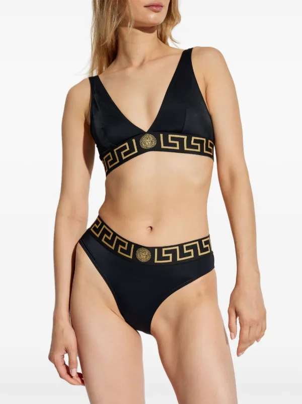 【関税＆送料込み】Versace Swimsuits Versace Allover One-Piece Swimsuit Green | VERSACE US