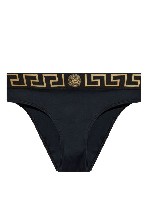 logo-waistband bikini bottoms