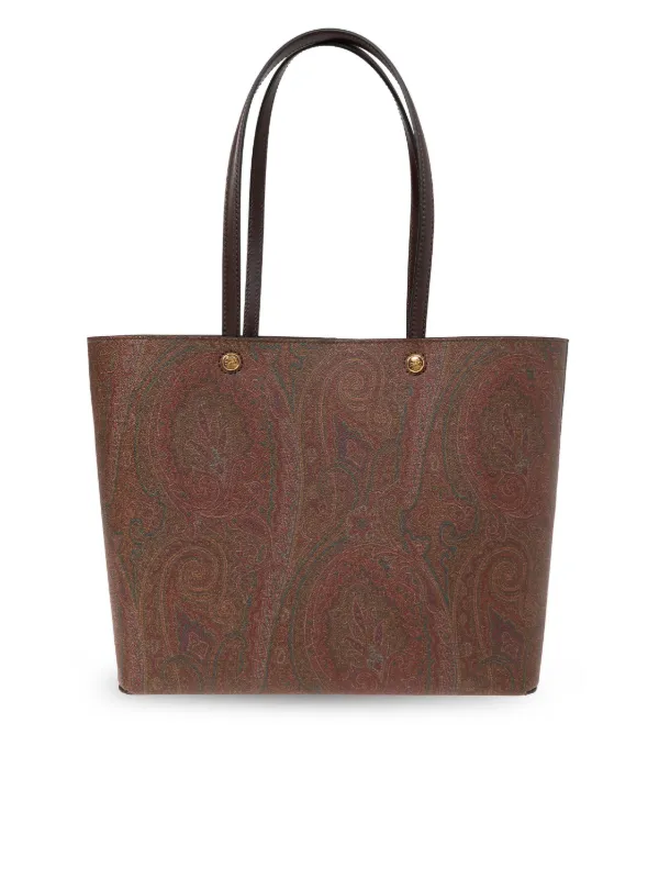 ETRO Bolso Shopper Paisley Grande Marron FARFETCH ES