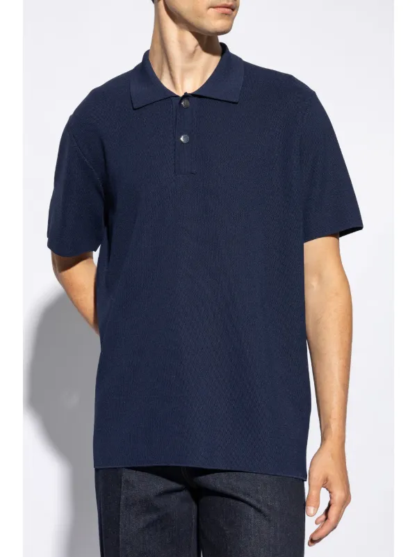 Jacquemus Le Polo Maille Polo Shirt | Blue | FARFETCH IN