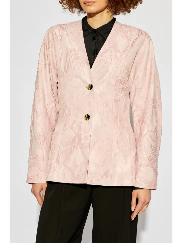 Ganni pink jacket hotsell