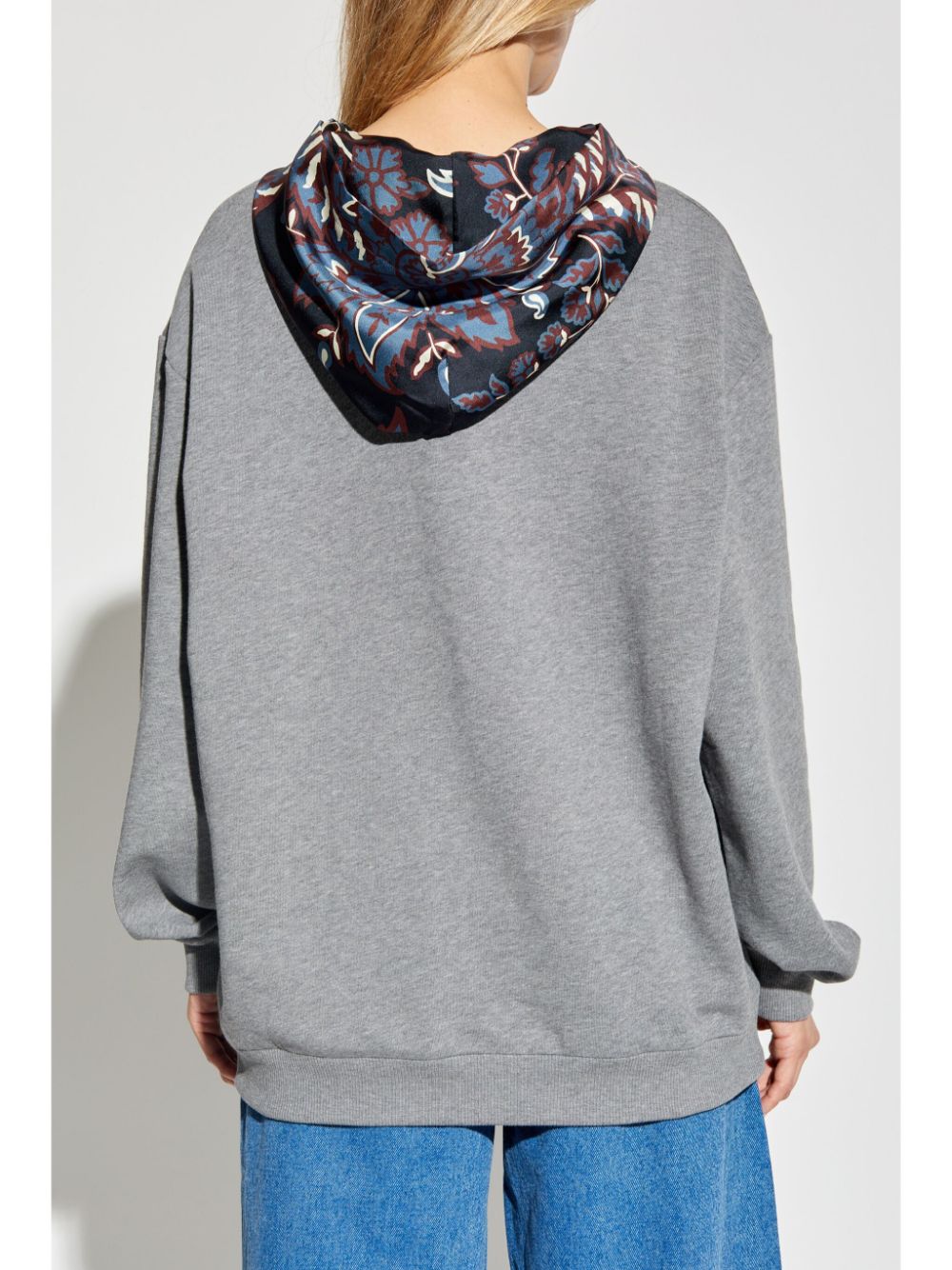 Affordable ETRO contasting-hood cotton hoodie Women