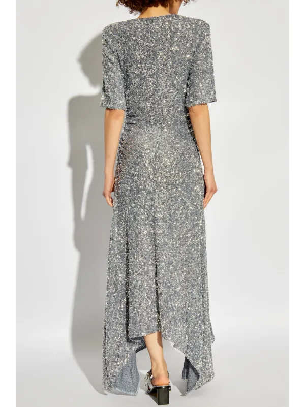 GANNI スパンコールドレス　36サイズ GANNI スパンコールドレス 36サイズ GANNI］スパンコールロングドレス