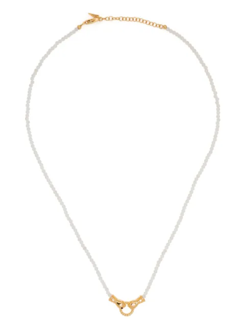 Missoma x Harris Reed In Good Hands beaded gemstone necklace