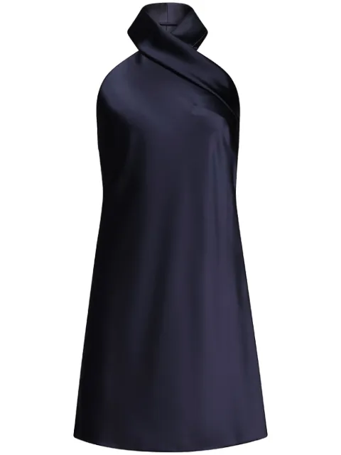 Galvan Pandora halterneck minidress