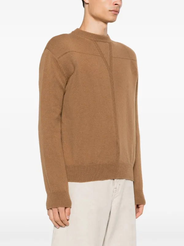 Jil Sander クルーネック セーター | ブラウン | FARFETCH JP