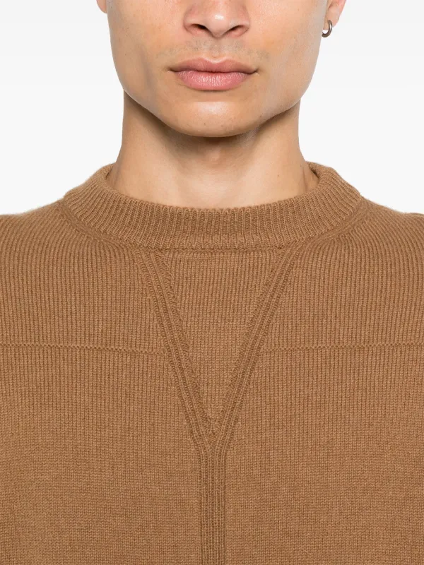 美品JIL SANDER ブラウン クルーネックセーター Jil Sander クルーネック セーター | ブラウン | FARFETCH JP