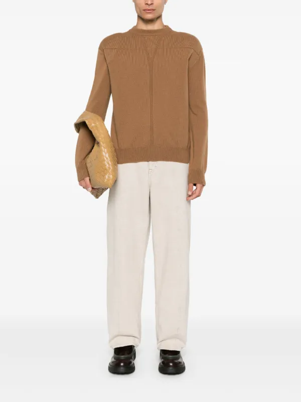 Jil Sander クルーネック セーター | ブラウン | FARFETCH JP