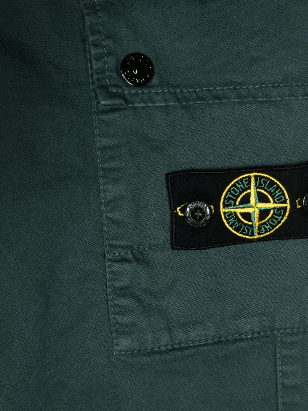 Stone Island Junior Cargo broek Groen