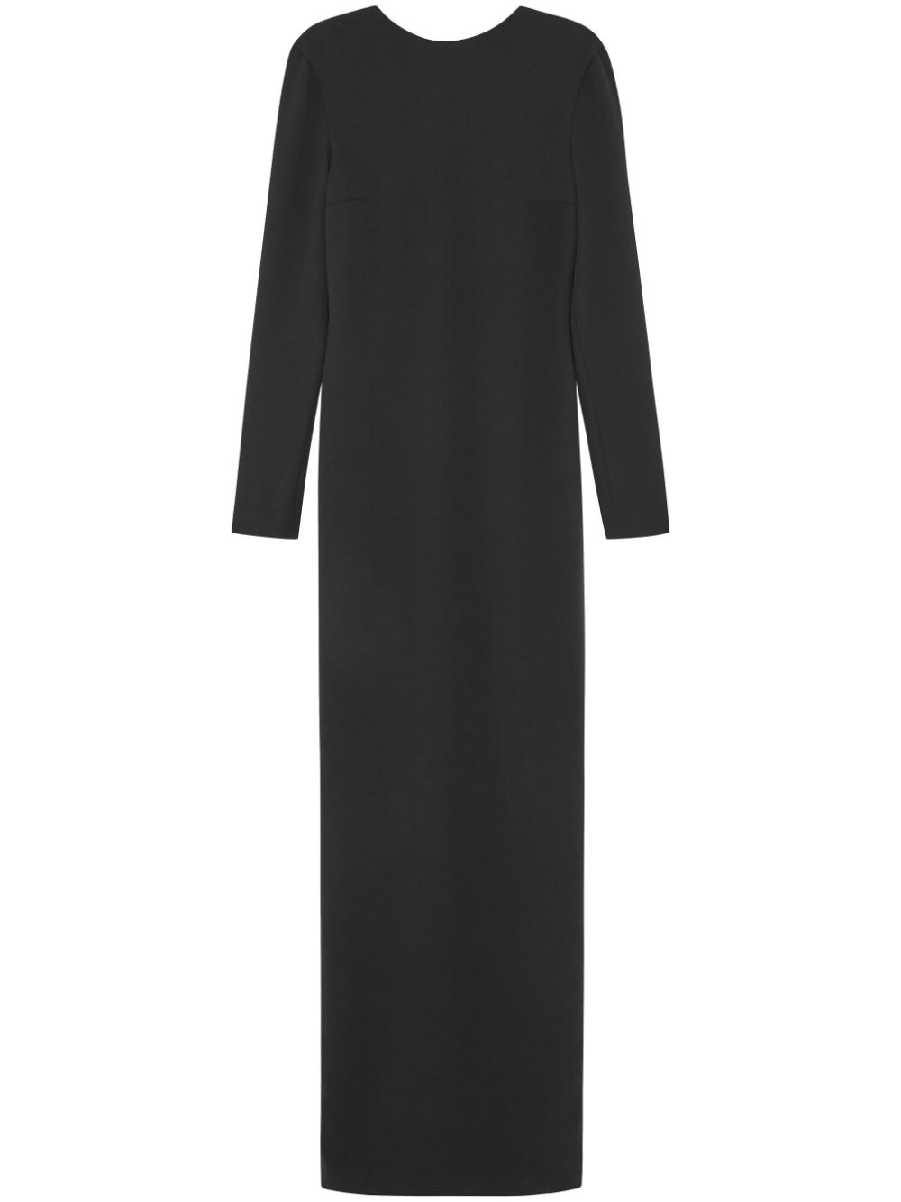 16arlington Christabel Crepe Gown In Black