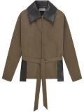 16Arlington Kair belted jacket - Brown