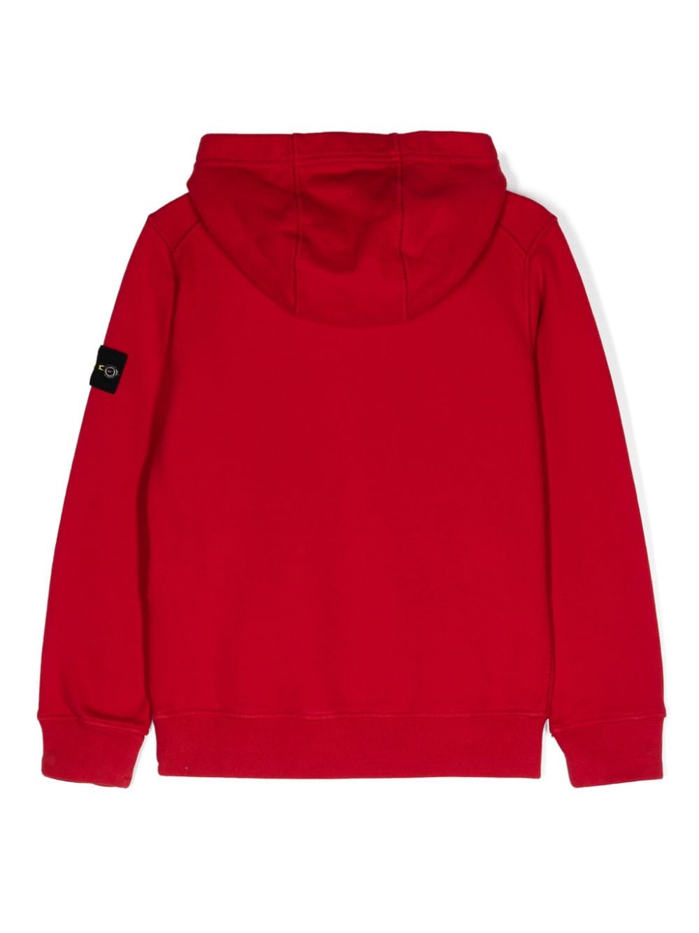 Stone Island Junior Katoenen hoodie - Rood