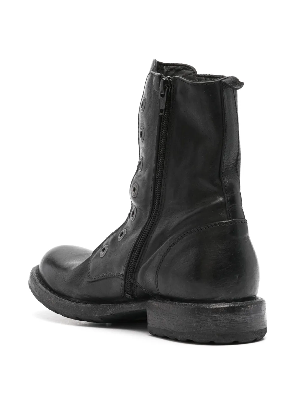 Moma leather boots Black