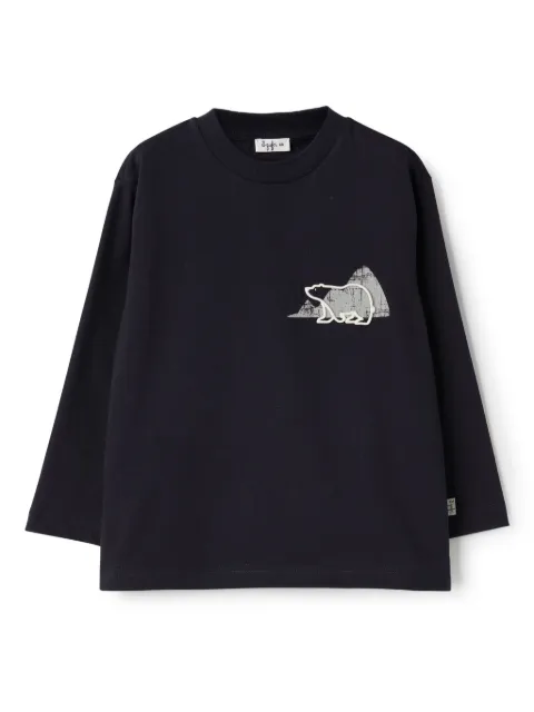 Il Gufo logo-print cotton sweatshirt