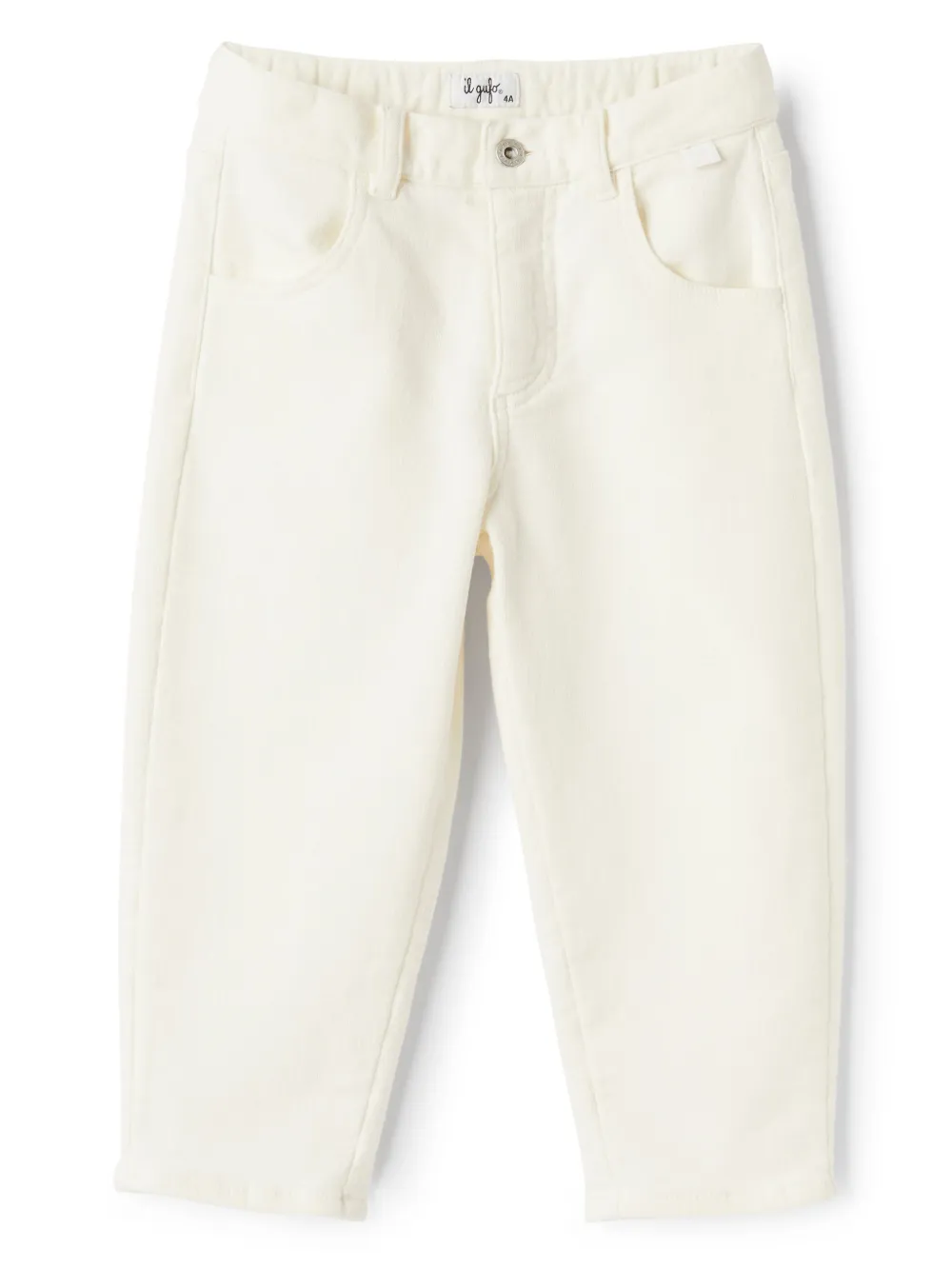 Il Gufo pantalon fuselé en coton | blanc | Image 1