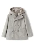 Il Gufo layered coat - Grey