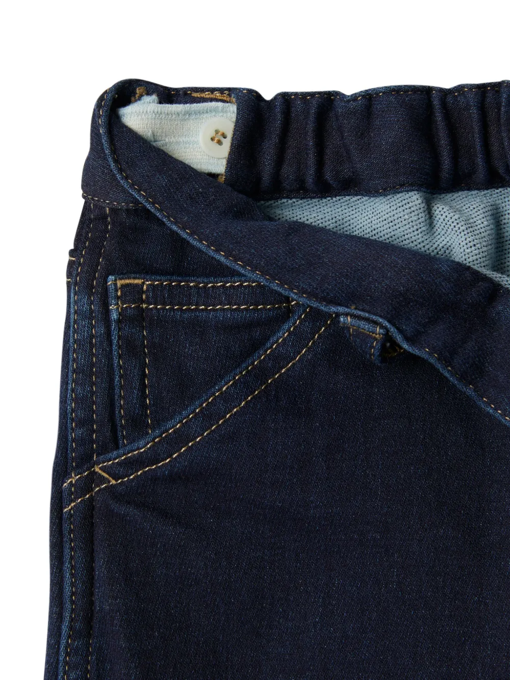 Il Gufo Katoenen straight jeans Blauw