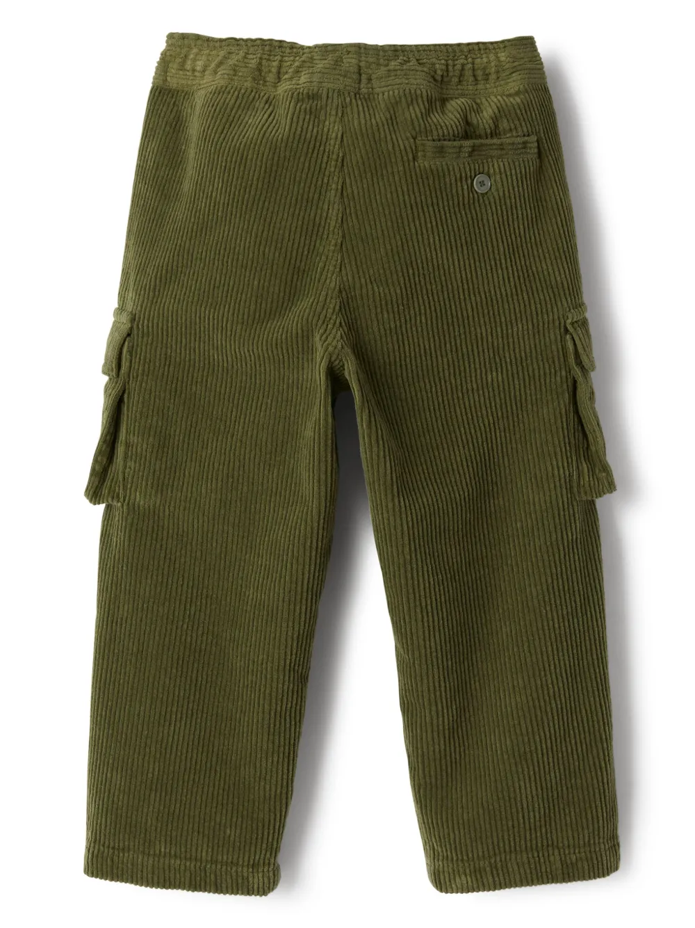 Il Gufo Ribfluwelen straight broek - Groen