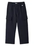 Il Gufo elasticated-waist cargo track pants - Blue