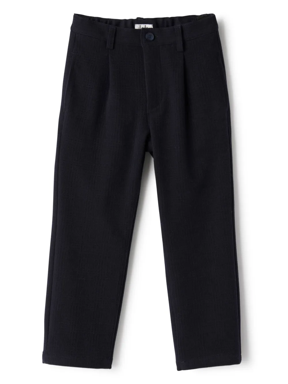 Il Gufo Katoenen straight broek Zwart