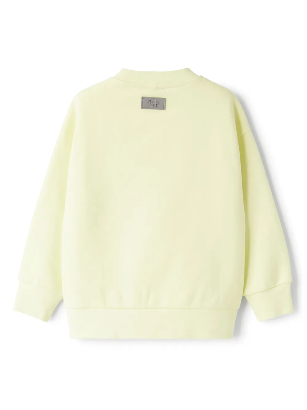 Il Gufo Jersey sweater met zakdetail - Geel