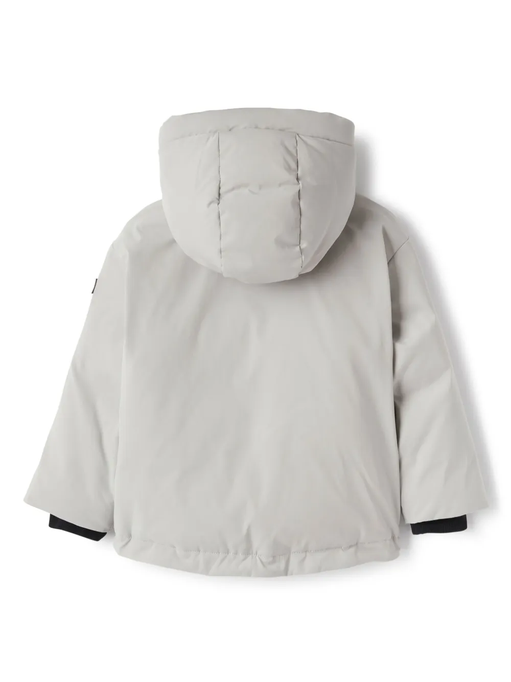 Il Gufo fleece-lining rain jacket - Grijs