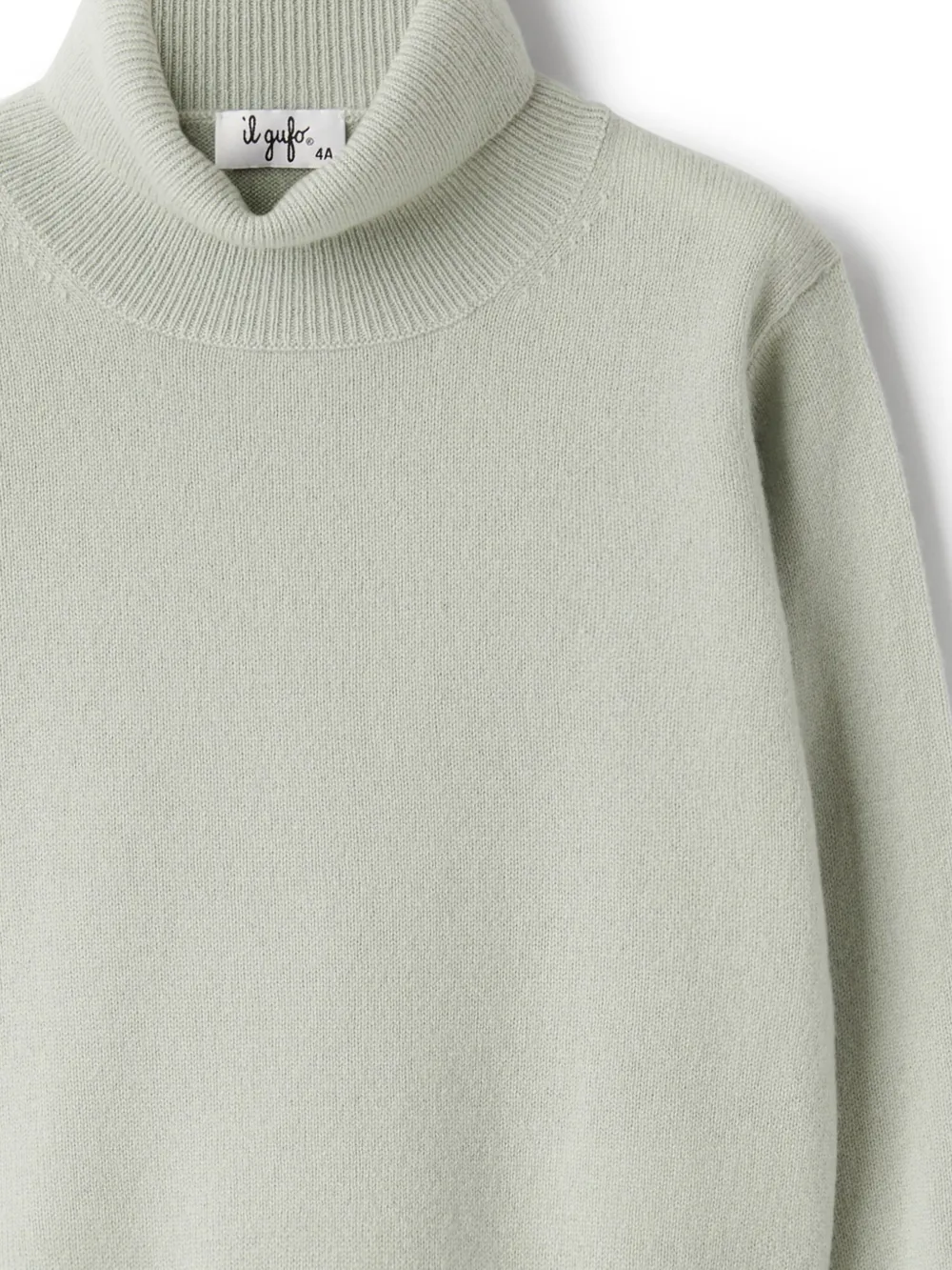 Il Gufo Trui met hoge hals van scheerwol - Groen