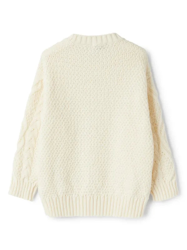 Il Gufo Maglione a Maglia Intrecciata Toni Neutri FARFETCH IT