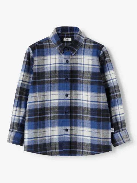 Il Gufo camisa con cuadros estampados
