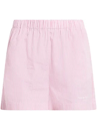 【新品】adidas sporty & rich ストライプショートパンツ sporty&rich×adidas ショートパンツ - メルカリ