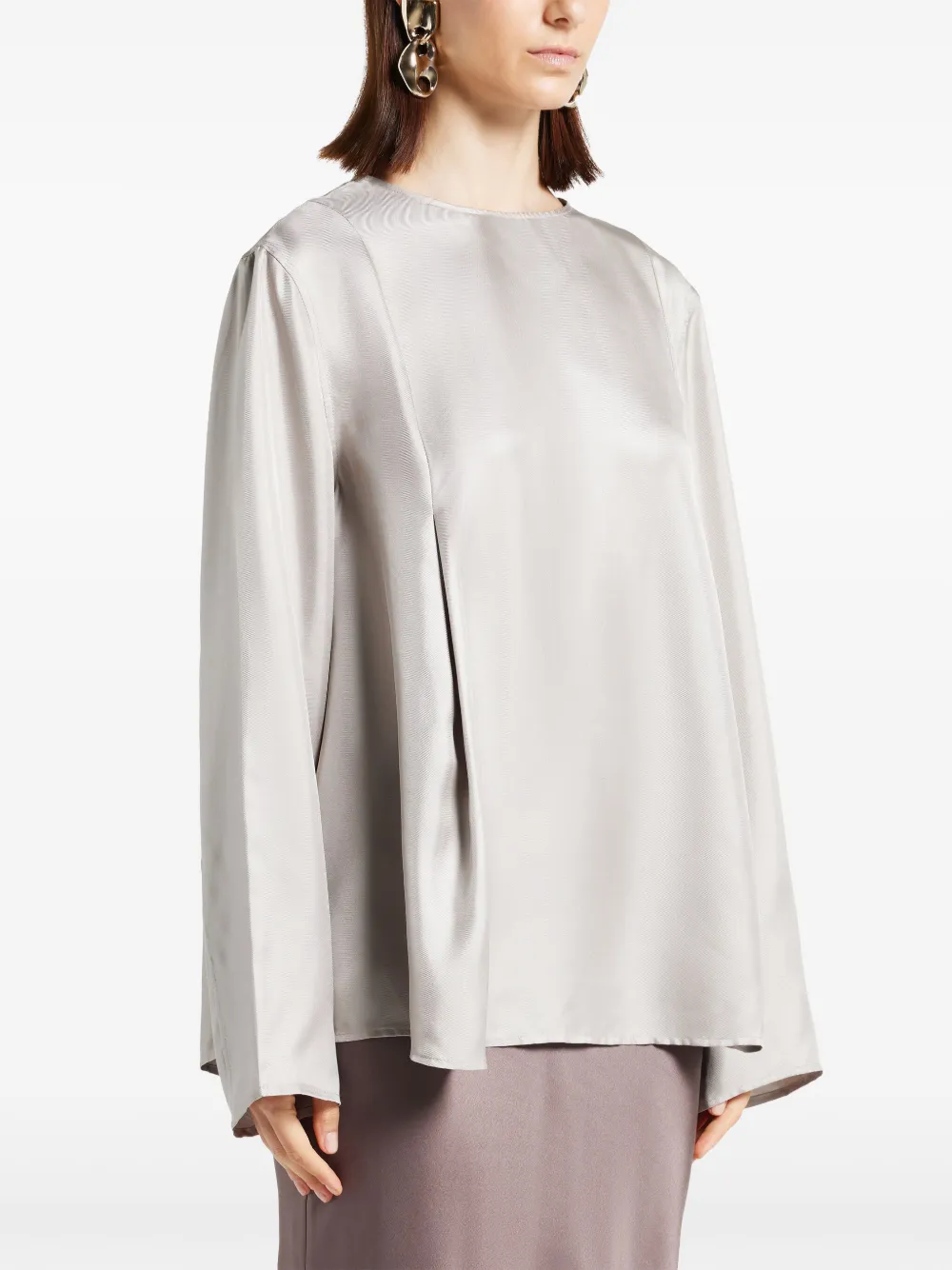LouLou de Saison Adalyn blouse Grijs