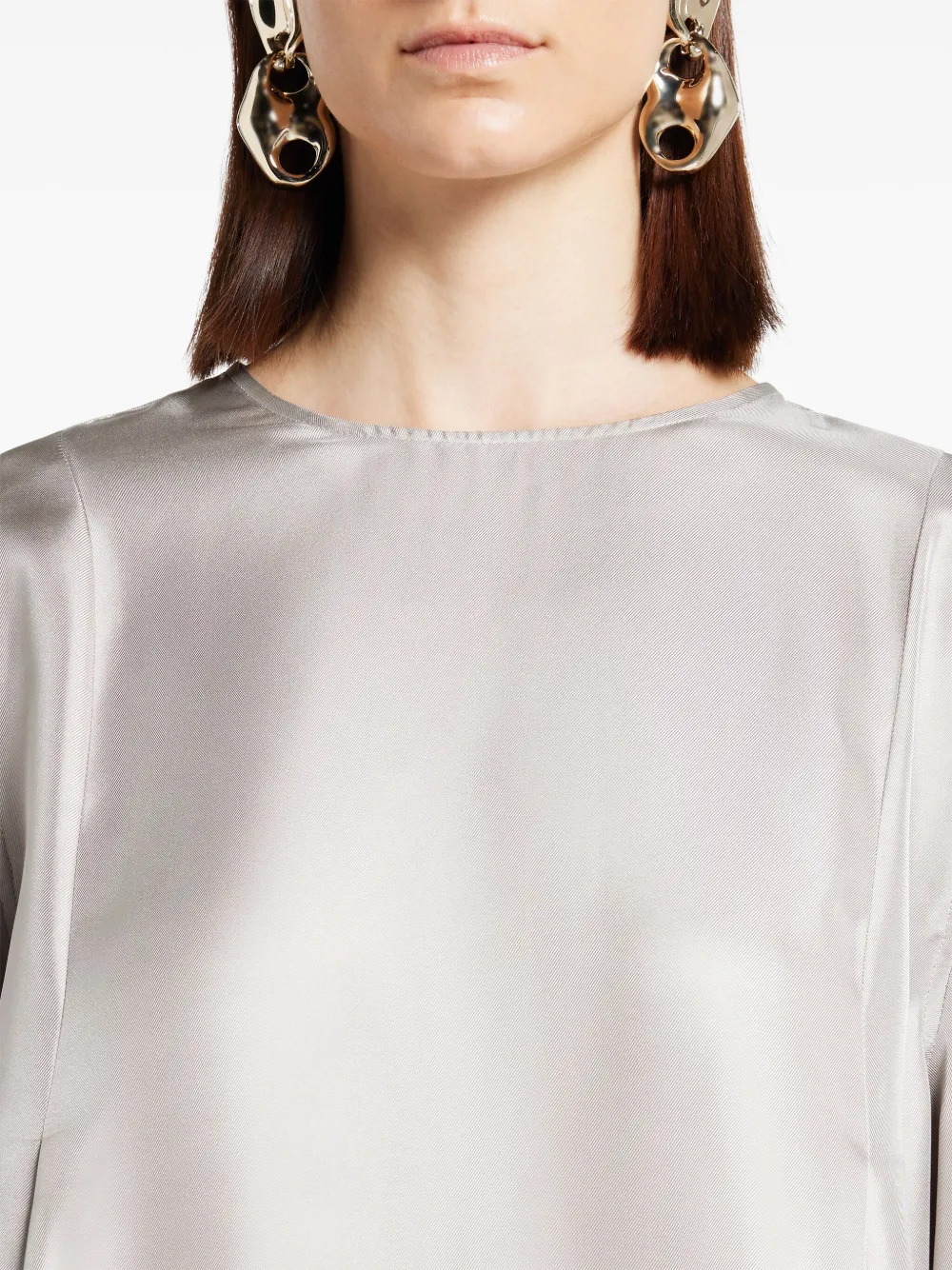 LouLou de Saison Adalyn blouse Grijs