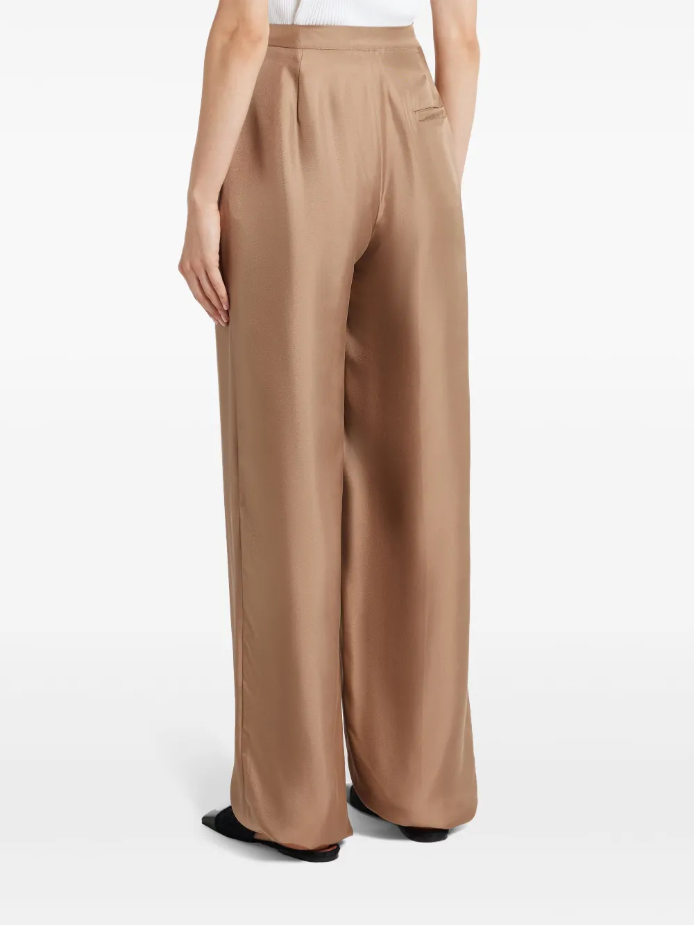 Shop Loulou Studio Fafila Trousers In Neutrals