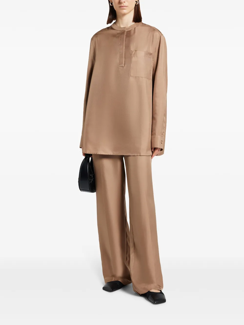 Loulou Studio Eden blouse - Beige