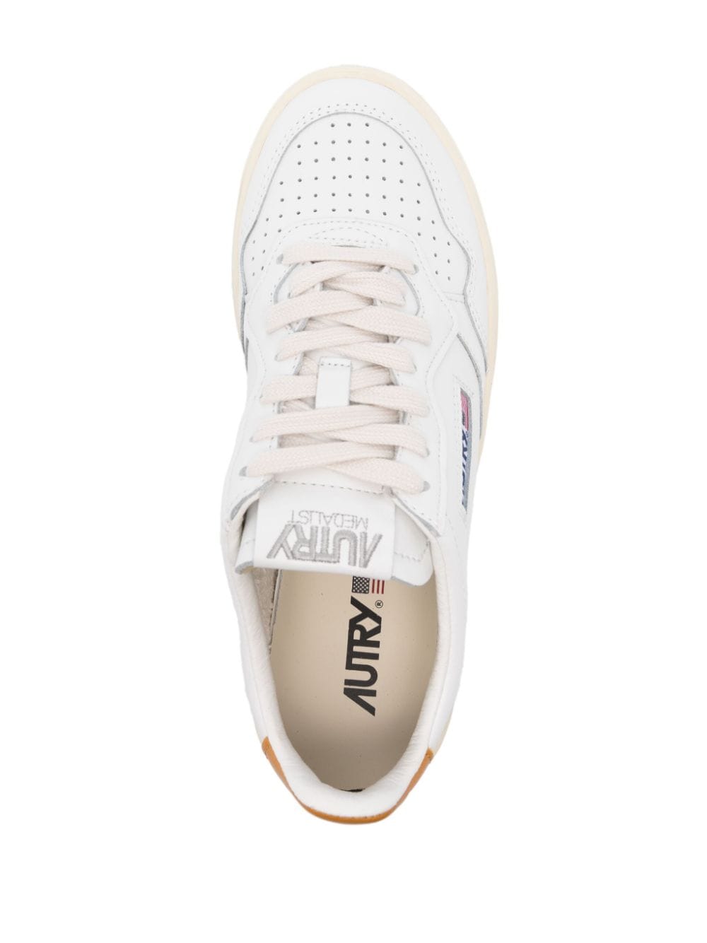 Autry Medalist leren sneakers Wit