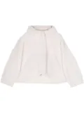 Blancha reversible leather coat - White